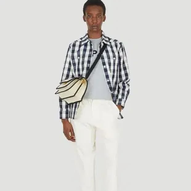 A.P.C. 아페쎄 깅엄 체크 lsla 셔츠 자켓 ~55