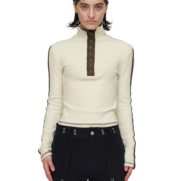 세릭 COLOR SNAP BUTTON TOP / Ivory