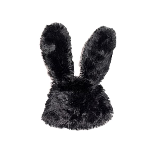 까만 토끼 모자