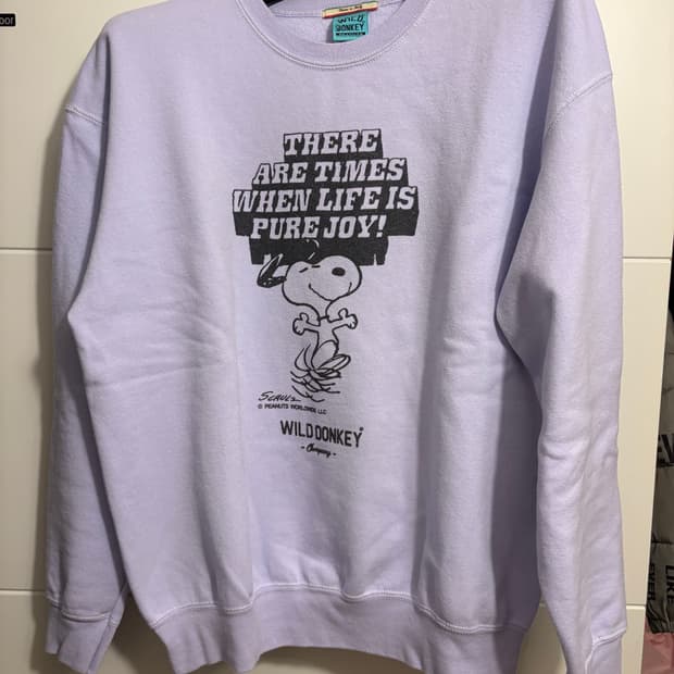 와일드 동키 스누피 맨투맨