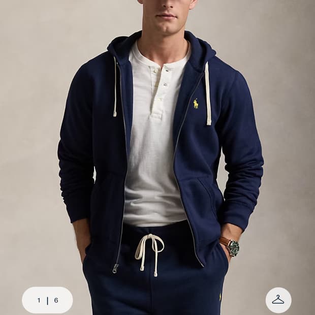 폴로 후드집업 xs