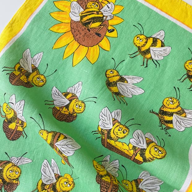 유럽 빈티지 패브릭 (Honeybee)