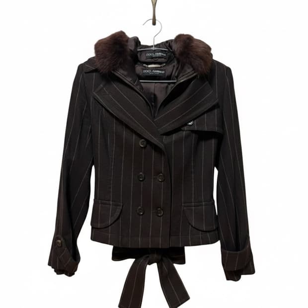 돌체앤가바나(Dolce&Gabbana)스트라이프 울 자켓