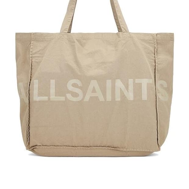 올세인츠 biggy 토트백 라이트카키