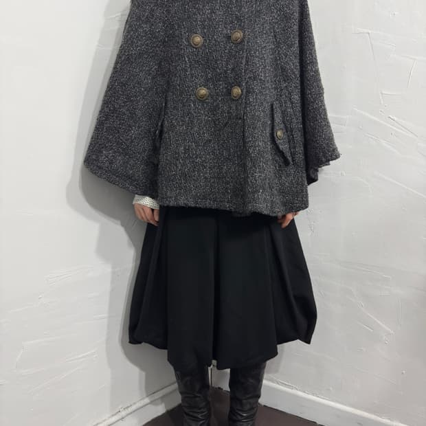 africataro button design cape coat