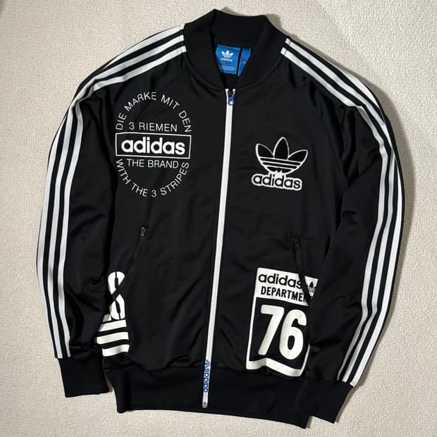 아디다스 멀티로고 트레포일 트랙탑 져지