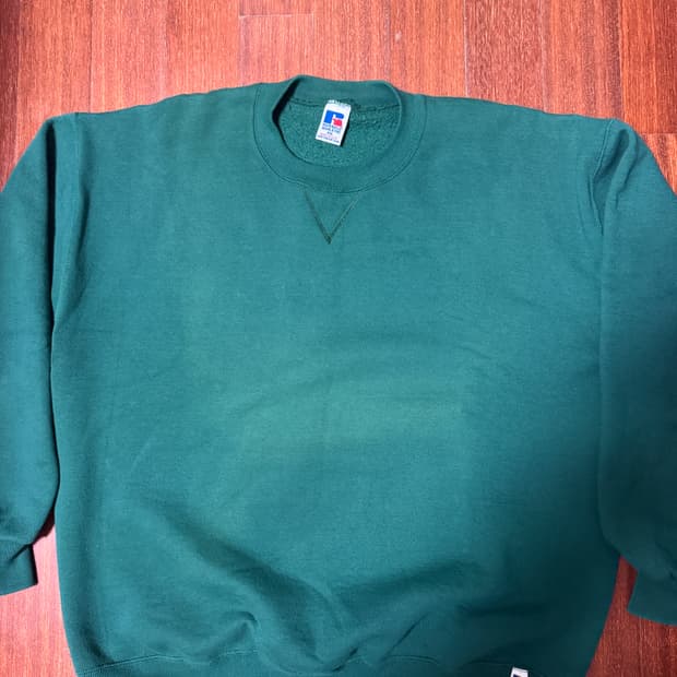[XXL] 90s 러셀 딥그린 스웻셔츠
