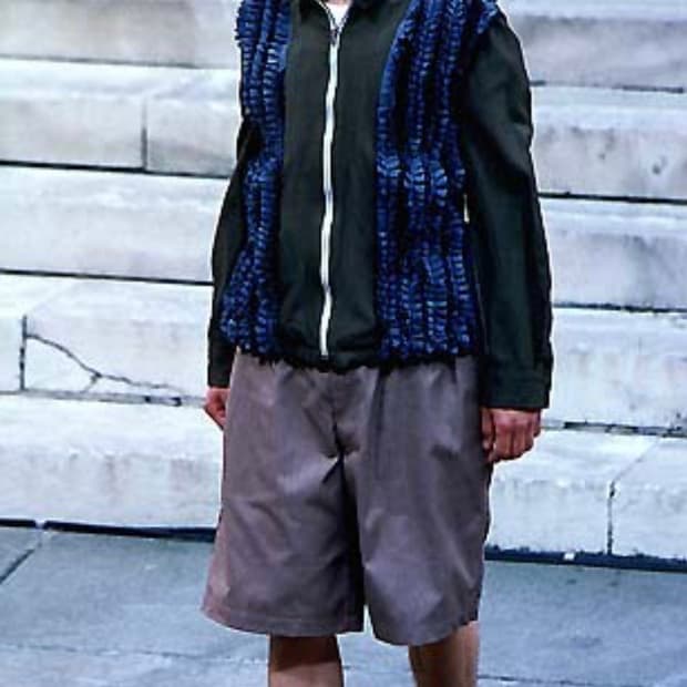 꼼데가르송 옴므 플러스 리버시블 프릴 자켓