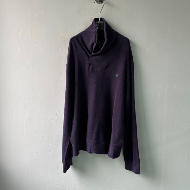 폴로 랄프로렌 숄카라 오버사이즈 스웻