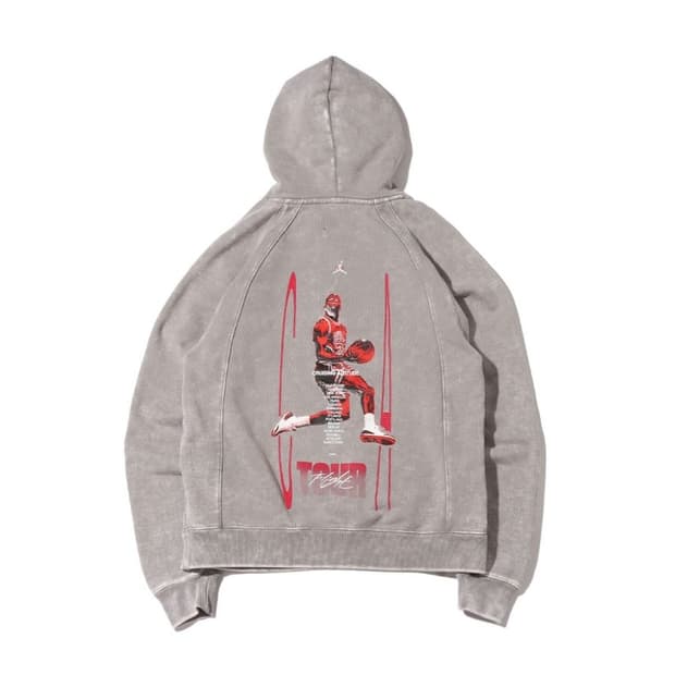 XL 나이키 조던 헤리티지 프린팅 타이다이 오버핏 후드티