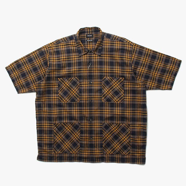  BEAMS "Check Half Shirts"