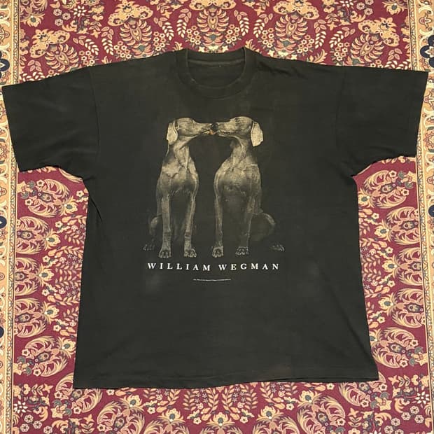 [XL] 90’s William Wegman 윌리엄 웨그맨 아트티셔츠