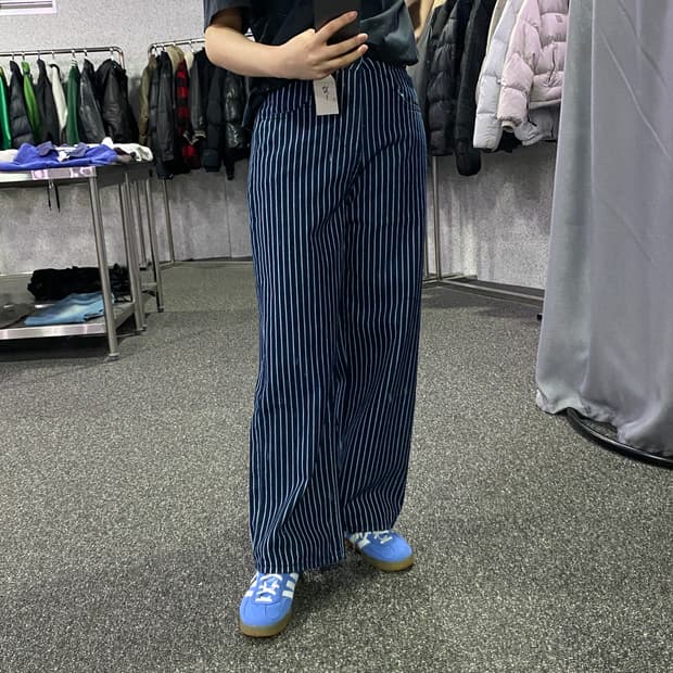 빈티지 스프라이프 와이드 데님 팬츠 B2876