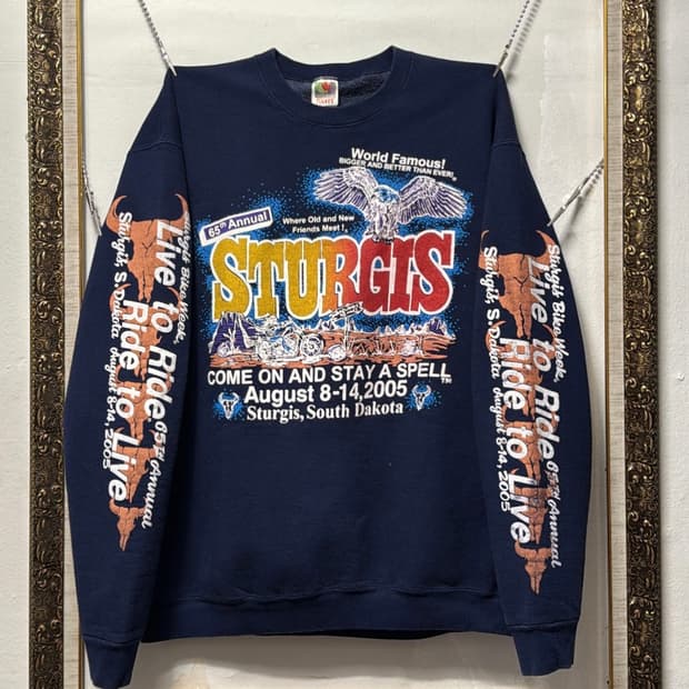 빈티지  05s Sturgis Bike Sweatshirt