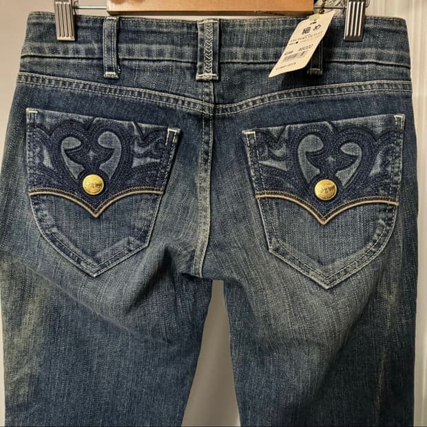 리바이스 부츠컷 롱 데님 팬츠