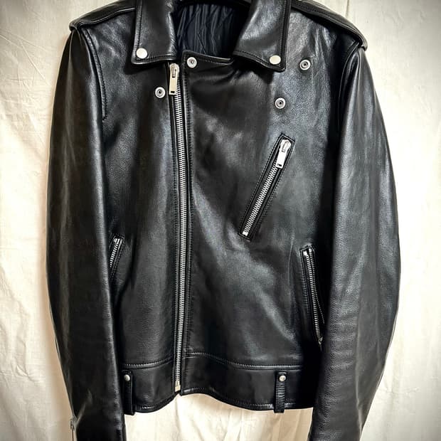 SOLID HOMME Leather Rider Jacket