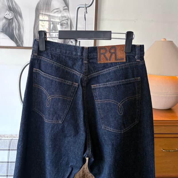 더블알엘 셀비지 데님 (made in usa)