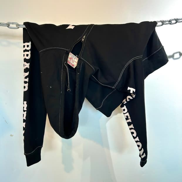 트루릴리전 블랙 후드집업