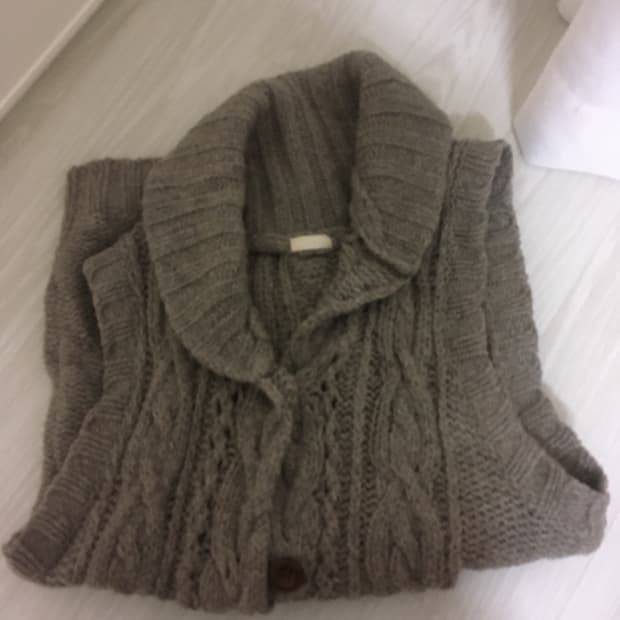 빈티지 니트 베스트