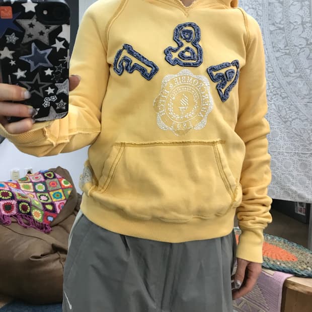 아베크롬비 여성 기모 후드티 