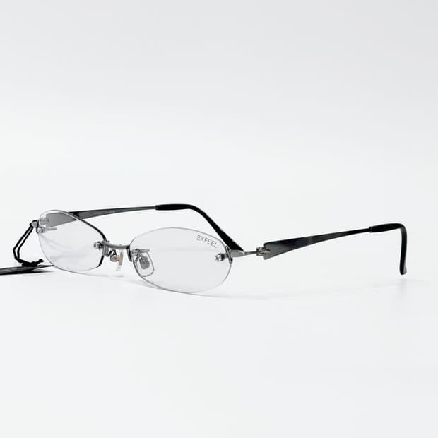 EXFEEL 그레이 틴트 무테 데드스탁 빈티지안경