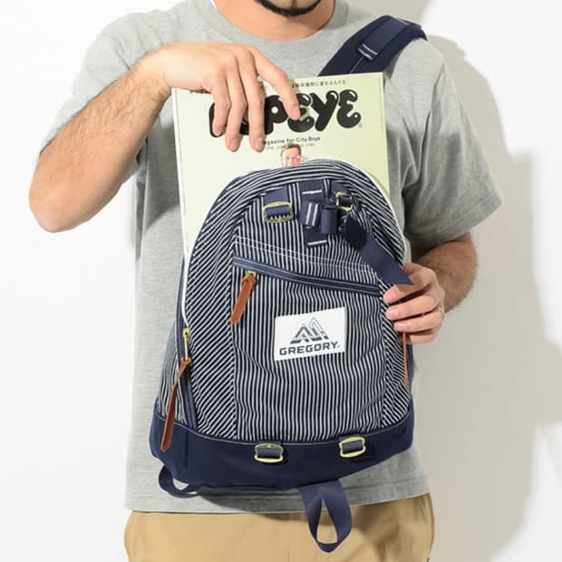 그레고리 히코리 스트라이프 백팩/줄무늬