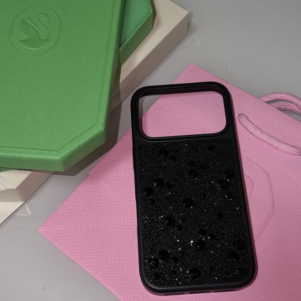 스와로브스키 아이폰 17pro 플랫백 폰케이스