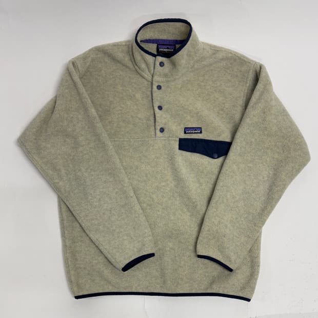 헤비모델)빈티지 파타고니아 신칠라 스냅티 오트밀 멘즈M