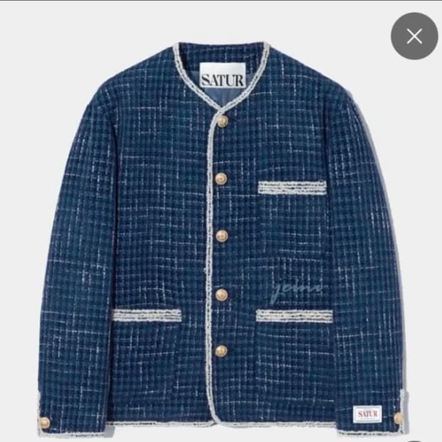 세터 몰턴 트위드 자켓 L