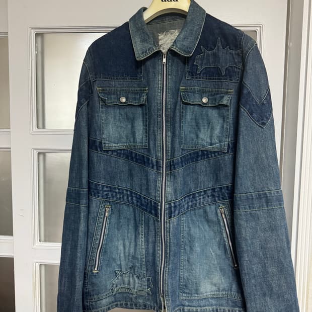 언더커버 01AW davf 데님 자켓