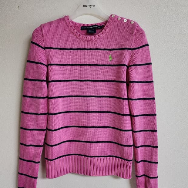 폴로 스포츠 라운드니트 (XS