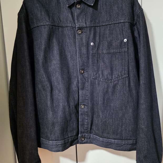 러프사이드 드레이프 데님자켓 1사이즈