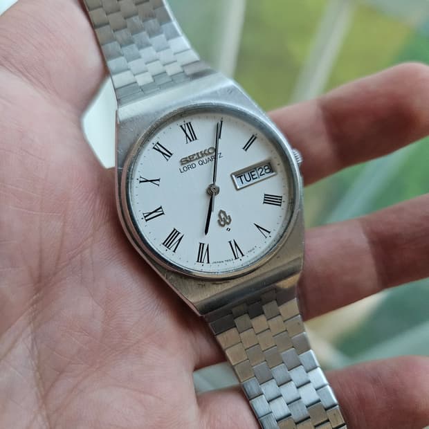 1978s 세이코 로드쿼츠 로마자 다이얼 초희귀 빈티지 시계