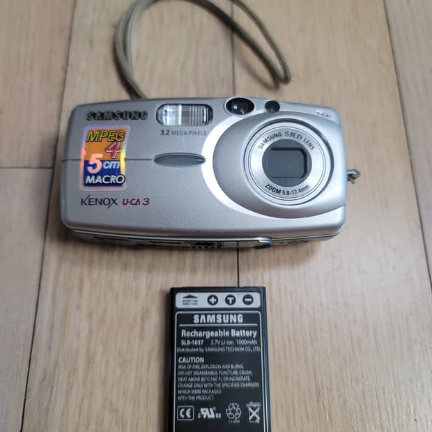 삼성 케녹스 u-ca3 디지털카메라 올드 빈티지 레트로 미니 디카