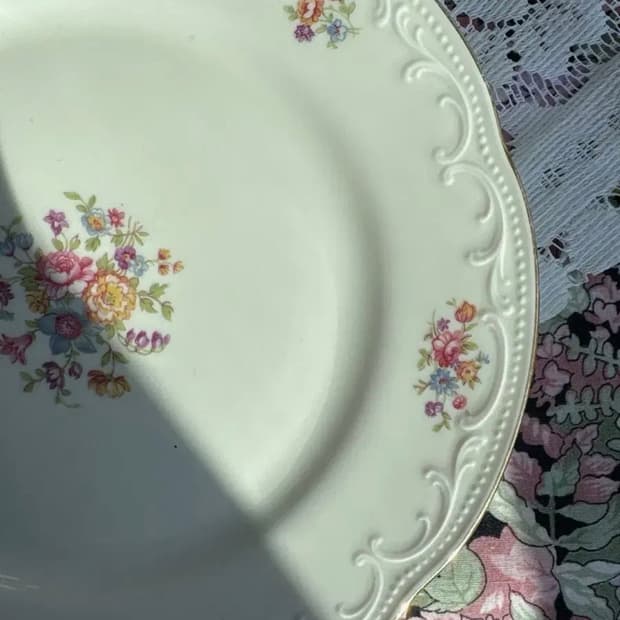 독일 빈티지 티르센로이트 디저트 접시