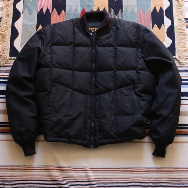 템포(tempco) 80s 퀼티드 구스다운 봄버 자켓