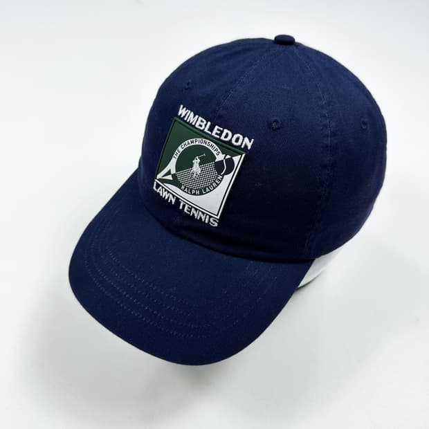 폴로 랄프로렌 클래식 윔블던 테니스 치노볼캡 네이비
