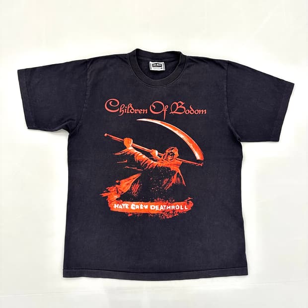빈티지 락 밴드 티셔츠 children of bodom