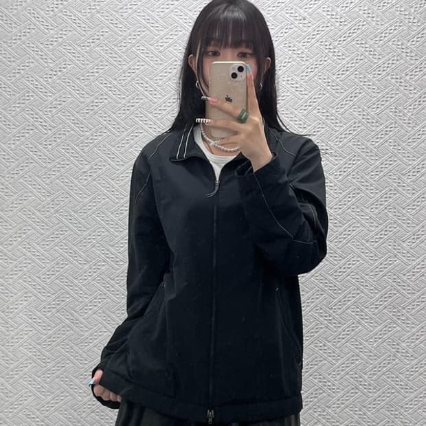 나이키 골프 캐주얼 스포티 올블랙 바람막이 자켓 95 C12945