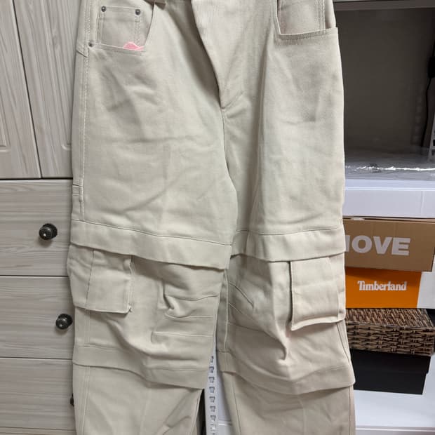 Kamien TITAN BAGGY PANTS LIGHT BEIGE