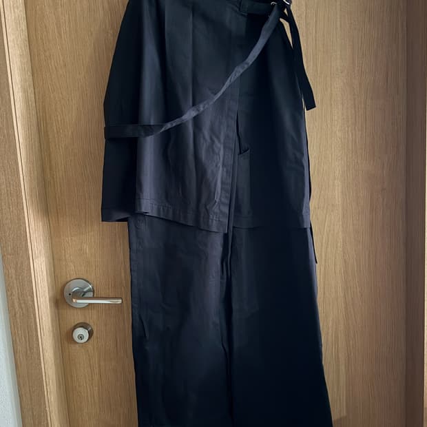 [1] 혜인서 랩 스커트 와이드 팬츠