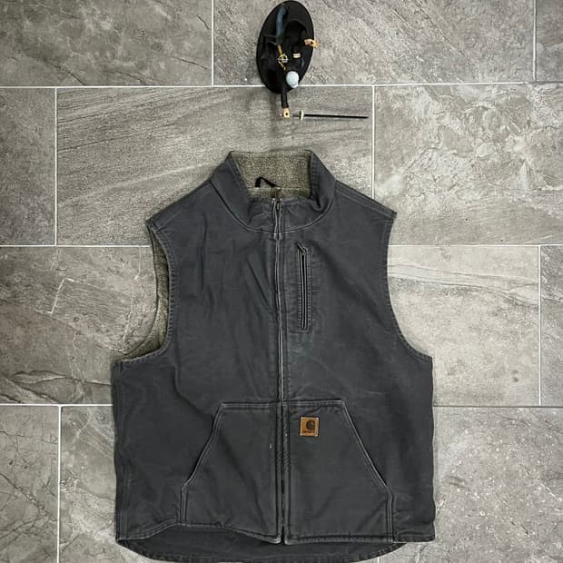 (XL)칼하트 셰르파 넥 조끼베스트 V33 GVL 그래블 