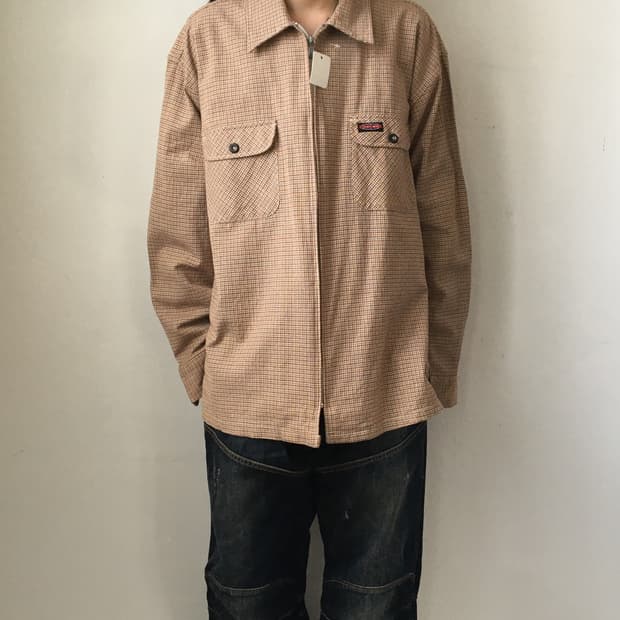 Check pattern zip up