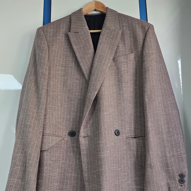 [48] 자라 스트라이프 스트럭처 수트 블레이저