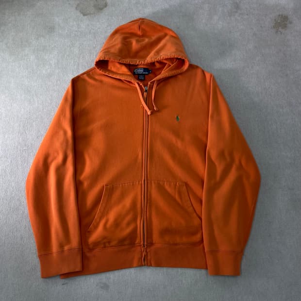 100 폴로랄프로렌 스몰포니 오렌지 후드집업