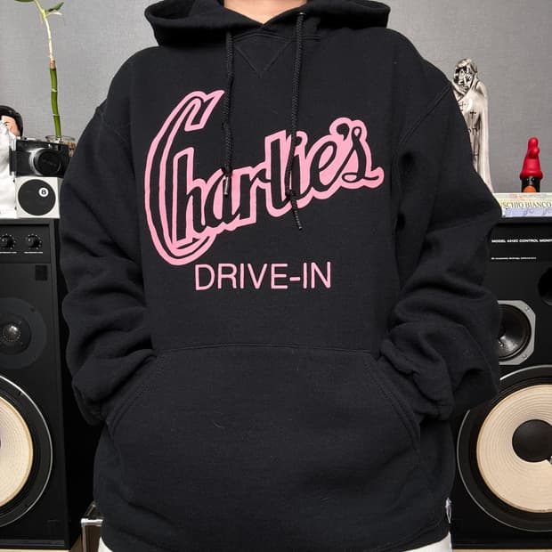 러셀애슬레틱 블랙후드티