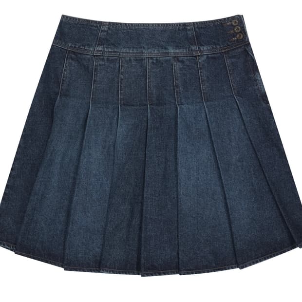 코이세이오 데님 플리츠 스커트 2사이즈
