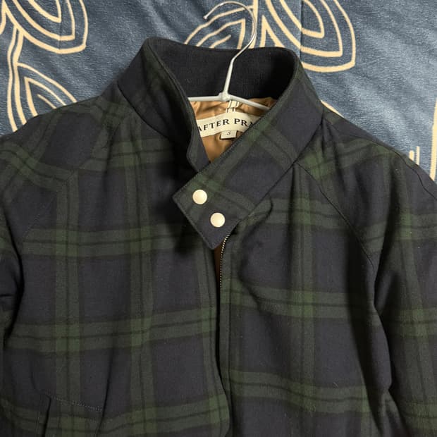 에프터프레이 해링턴 다운 블루종