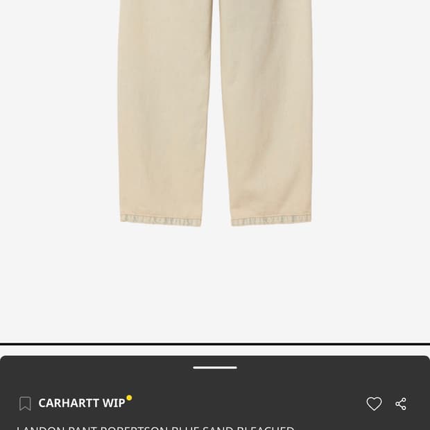 (32) 칼하트 wip landon 랜든 팬츠 로버트슨 블루 샌드