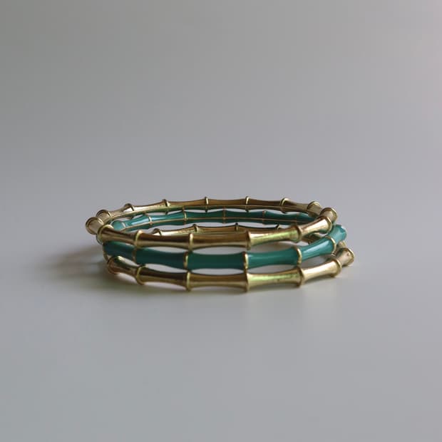 turquoise frame bangle set